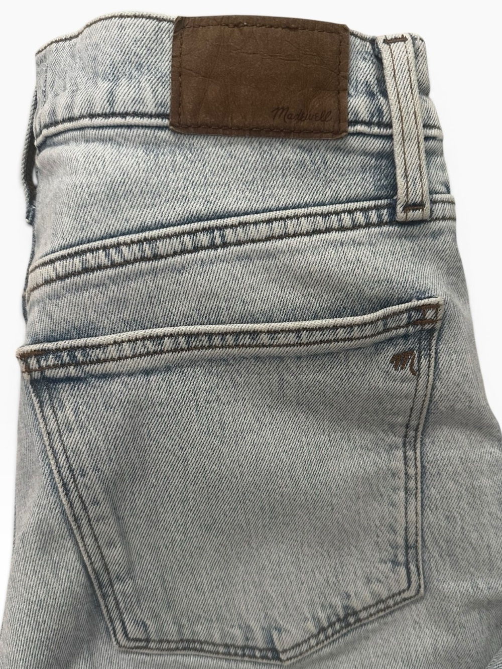 Madewell | Superwide-Leg Jeans Lafontaine Wash 100% Rigid Cotton Sz 28 EUC - Picture 7 of 15